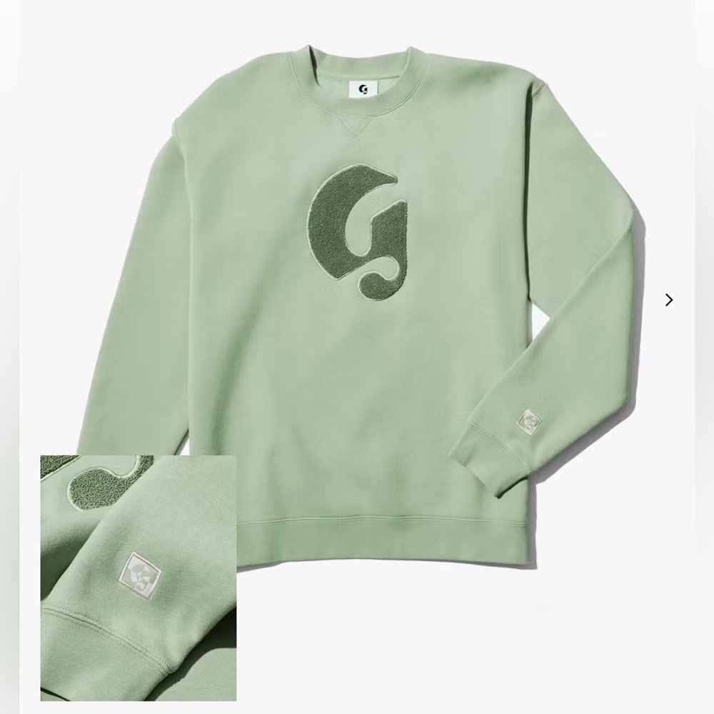 Glossier Boston Crewneck - Size M. NWOT.